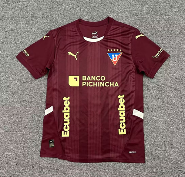 (s-4xl)25-26 LDU Quito Red Thailand Soccer Jersey AAA-512