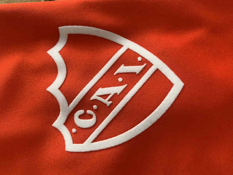 1982-85 Retro version Club Atlético Independiente Home Red Thailand LS Soccer Jersey AAA-503