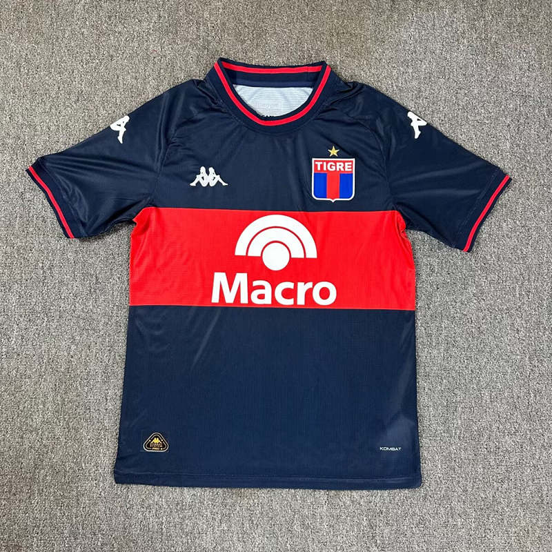 (S-3XL) 2025-2026 Club Atlético Tigre Home Blue Thailand Soccer Jersey AAA-417