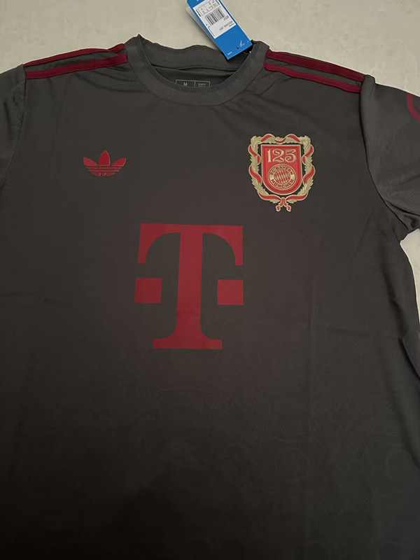 (s-4xl)125th Anniversary Edition Bayern München Black Thailand Soccer Jersey AAA-9028
