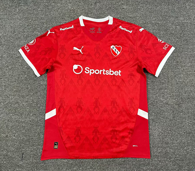 (s-4xl)25-26 Club Atlético Independiente Home Red Thailand Soccer Jersey AAA-512