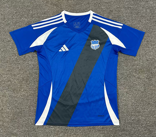(s-4xl)2025-26 Club Sport Emelec Home Blue Thailand Soccer Jersey AAA-512