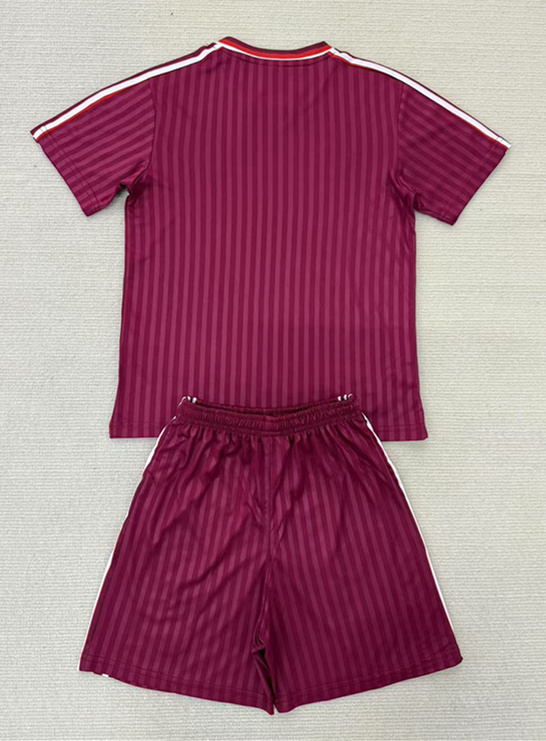 2025-2026 Retro Version Bayern Münche Red Soccer Uniform-AY