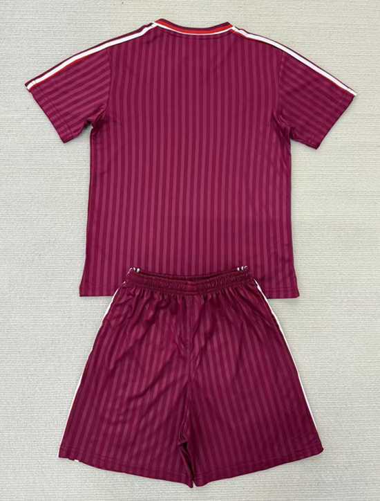 2025-2026 Retro Version Bayern Münche Red Soccer Uniform-AY