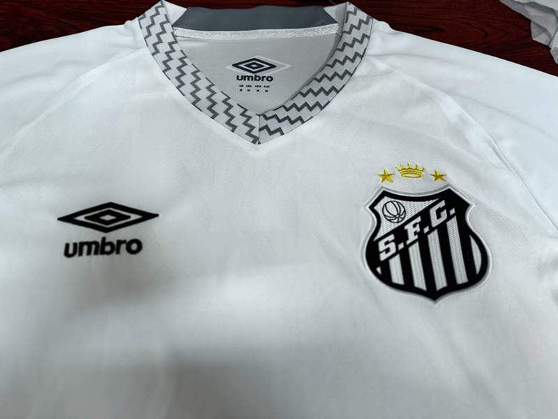 (s-4xl)2025-26 Santos FC Home White Thailand Soccer Jersey AAA-5189