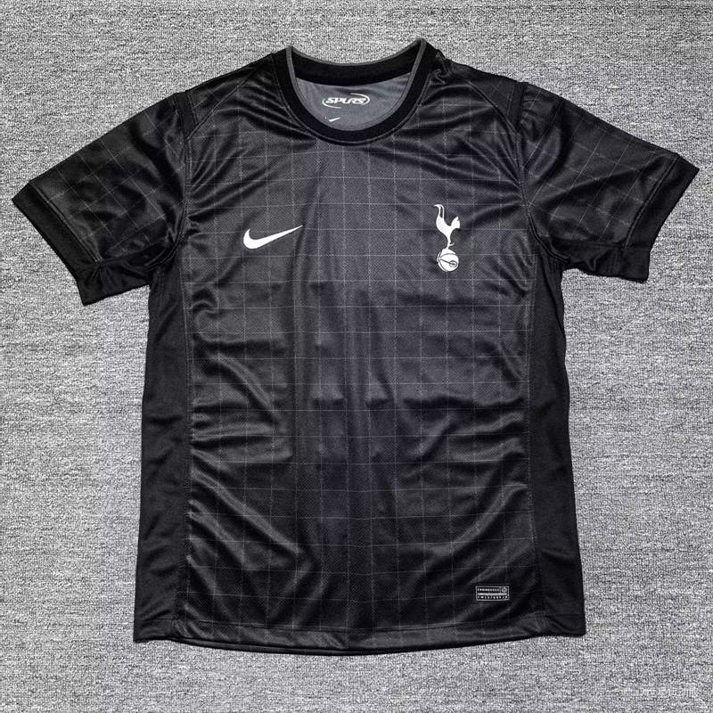 (s-4xl)2025-26 Tottenham Hotspur Away Black Thailand Soccer Jersey AAA-4927