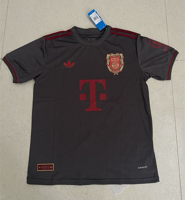 (s-4xl)125th Anniversary Edition Bayern München Black Thailand Soccer Jersey AAA-9028
