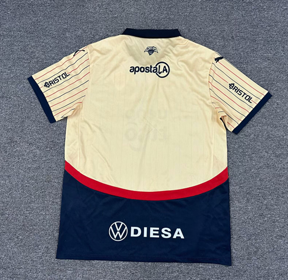 (s-4xl)2025-26 Cerro Porteño Away Yellow Thailand Soccer Jersey AAA-512