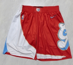 (S-3XL) Memphis Grizzlies Red NBA Shorts-0593 (S-3XL) Memphis Grizzlies Red NBA Shorts-0593