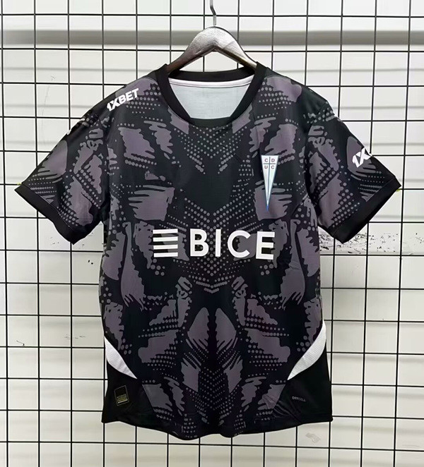 (s-4xl)2025-26 CD Universidad Católica Goalkeeper Black Thailand Soccer Jersey AAA-2483