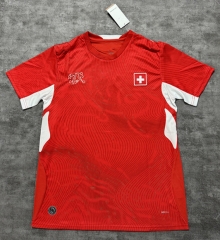 (S-4XL) 2026 Switzerland Home (Embroidered) Red Thailand Soccer Jersey AAA-4506