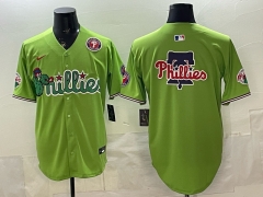 (Logo8) Philadelphia Phillies 6th Generation Green MLB Jersey- 0840 (Logo8) Philadelphia Phillies 6th Generation Green MLB Jersey- 0840