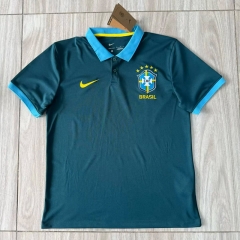 (S-4XL) 26-27 Brazil Green Thailand Polo Uniform-2483 (S-4XL) 26-27 Brazil Green Thailand Polo Uniform-2483