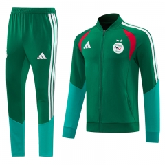 26-27 Algeria Green Thailand Soccer Jacket Uniform-LH 26-27 Algeria Green Thailand Soccer Jacket Uniform-LH