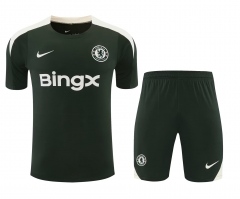 26-27 Chelsea Dark Green Thailand Soccer Short-Sleeve Uniform-418 26-27 Chelsea Dark Green Thailand Soccer Short-Sleeve Uniform-418
