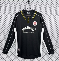 Retro 1999-2000 FC St. Pauli Away Black LS Thailand Soccer Jersey AAA-3257 Retro 1999-2000 FC St. Pauli Away Black LS Thailand Soccer Jersey AAA-3257