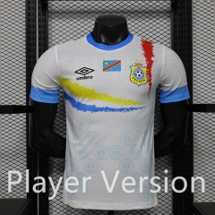 Player Version 26-27 Congo White Thailand Soccer Jersey AAA-888 Player Version 26-27 Congo White Thailand Soccer Jersey AAA-888