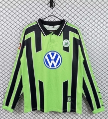Retro 99-00 Wolfsburg Away Green LS Thailand Soccer Jersey AAA-3257 Retro 99-00 Wolfsburg Away Green LS Thailand Soccer Jersey AAA-3257