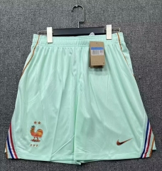 26-27 Correct version France Away Green Thailand Soccer Shorts-2886 26-27 Correct version France Away Green Thailand Soccer Shorts-2886