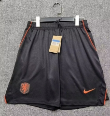 2026 World Cup Netherlands Home Black Thailand Soccer Shorts 2026 World Cup Netherlands Home Black Thailand Soccer Shorts