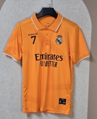 25-26 Real Madrid Yellow Thailand Polo-4728 25-26 Real Madrid Yellow Thailand Polo-4728