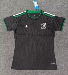 26-27 Mexico 2nd Away Black Women Thailand Soccer Jersey AAA- 26-27 Mexico 2nd Away Black Women Thailand Soccer Jersey AAA-