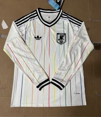 26-27 Japan Away White LS Thailand Soccer Jersey AAA-9409