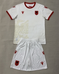 26-27 Albania Away White Thailand Soccer Uniform-AY 26-27 Albania Away White Thailand Soccer Uniform-AY
