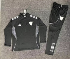 26-27 Sevilla Black Thailand Soccer Tracksuit -5303 26-27 Sevilla Black Thailand Soccer Tracksuit -5303