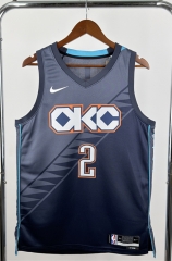 2026 City Edition Oklahoma City Thunder #2 Grey NBA Jersey - 311 2026 City Edition Oklahoma City Thunder #2 Grey NBA Jersey - 311