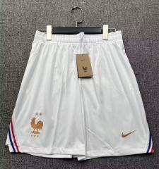 26-27 Correct version France Home White Thailand Soccer Shorts-2886 26-27 Correct version France Home White Thailand Soccer Shorts-2886