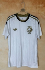 (S-4XL) 26-27 Saudi Arabia Away White Thailand Soccer Jersey AAA-2483 (S-4XL) 26-27 Saudi Arabia Away White Thailand Soccer Jersey AAA-2483