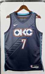 2026 City Edition Oklahoma City Thunder #7 Grey NBA Jersey - 311 2026 City Edition Oklahoma City Thunder #7 Grey NBA Jersey - 311