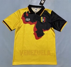 Retro 1998 Venezuela Away Yellow Thailand Soccer Jersey AAA-0664 Retro 1998 Venezuela Away Yellow Thailand Soccer Jersey AAA-0664