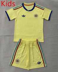 26-27 Curaçaos voetbalelftal Away Yellow Kid/Youth Soccer Uniform-AY 26-27 Curaçaos voetbalelftal Away Yellow Kid/Youth Soccer Uniform-AY