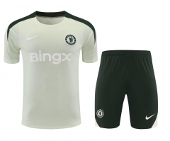 26-27 Chelsea Light Green Thailand Soccer Short-Sleeve Uniform-418 26-27 Chelsea Light Green Thailand Soccer Short-Sleeve Uniform-418