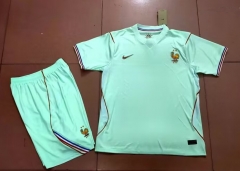 26-27 France Away Green Soccer Uniform-718 26-27 France Away Green Soccer Uniform-718