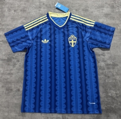 (S-4XL) 2026 Sweden Away Blue Thailand Soccer Jersey AAA-4506 (S-4XL) 2026 Sweden Away Blue Thailand Soccer Jersey AAA-4506