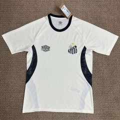 (S-4XL) 26-27 Santos FC White Thailand Soccer Training Jersey-6149 (S-4XL) 26-27 Santos FC White Thailand Soccer Training Jersey-6149