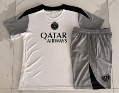 26-27 Jordan Paris SG White Short-Sleeve Thailand Soccer Tracksuit-815 26-27 Jordan Paris SG White Short-Sleeve Thailand Soccer Tracksuit-815