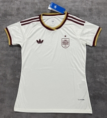 2026 Spain Away White Thailand Women Soccer Jersey AAA-4506 2026 Spain Away White Thailand Women Soccer Jersey AAA-4506