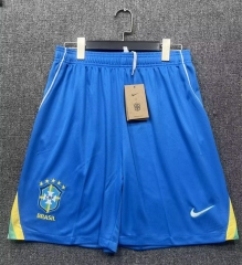 26-27 Correct version Brazil Home Blue Thailand Soccer Shorts-2886 26-27 Correct version Brazil Home Blue Thailand Soccer Shorts-2886