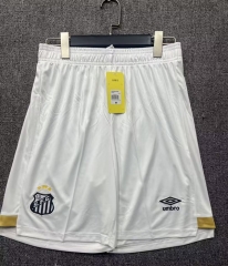 26-27 Santos Home White Thailand Soccer Shorts 26-27 Santos Home White Thailand Soccer Shorts