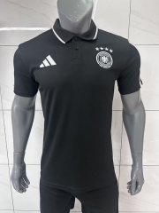 26-27 Germany Black Thailand Polo Shirt-9809 26-27 Germany Black Thailand Polo Shirt-9809