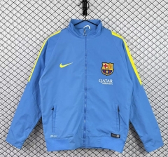 Retro 15-16 Barcelona Blue Trench Coat - 3257 Retro 15-16 Barcelona Blue Trench Coat - 3257