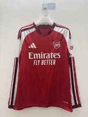 (S-4XL) 26-27 Arsenal Home Red LS Thailand Soccer Jersey AAA-9268 (S-4XL) 26-27 Arsenal Home Red LS Thailand Soccer Jersey AAA-9268