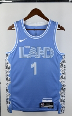 2025 City Edition Cleveland Cavaliers #1 Blue NBA Jersey - 311 2025 City Edition Cleveland Cavaliers #1 Blue NBA Jersey - 311