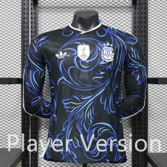 (S-3XL) Player Version 26-27 Argentina Away Blue LS Thailand Soccer Jersey AAA-888 (S-3XL) Player Version 26-27 Argentina Away Blue LS Thailand Soccer Jersey AAA-888