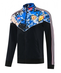26-27 Manchester United Black&Blue Thailand Soccer Jacket -LH 26-27 Manchester United Black&Blue Thailand Soccer Jacket -LH