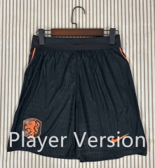 Player Version 26-27 Netherlands Home Black Thailand Soccer Shorts-6149 Player Version 26-27 Netherlands Home Black Thailand Soccer Shorts-6149